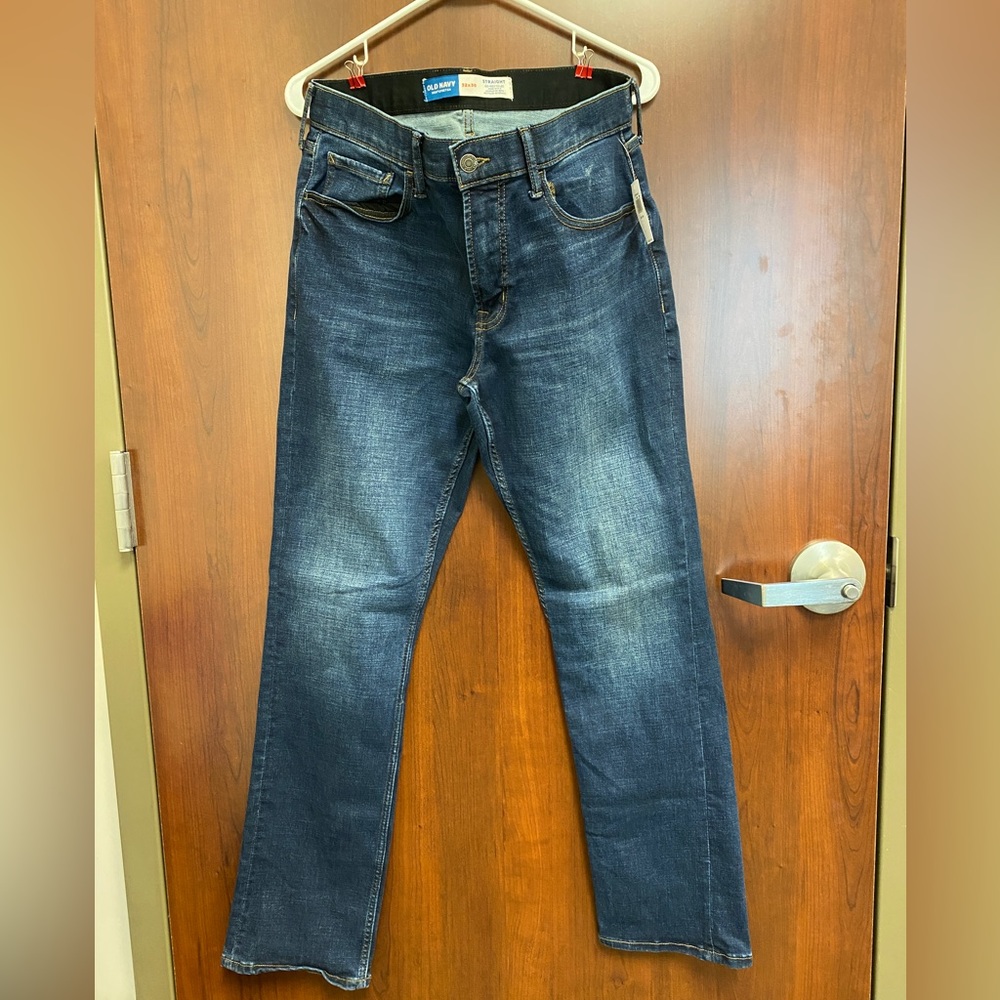 Old Navy Straight 360° Stretch Performance Jeans for Men